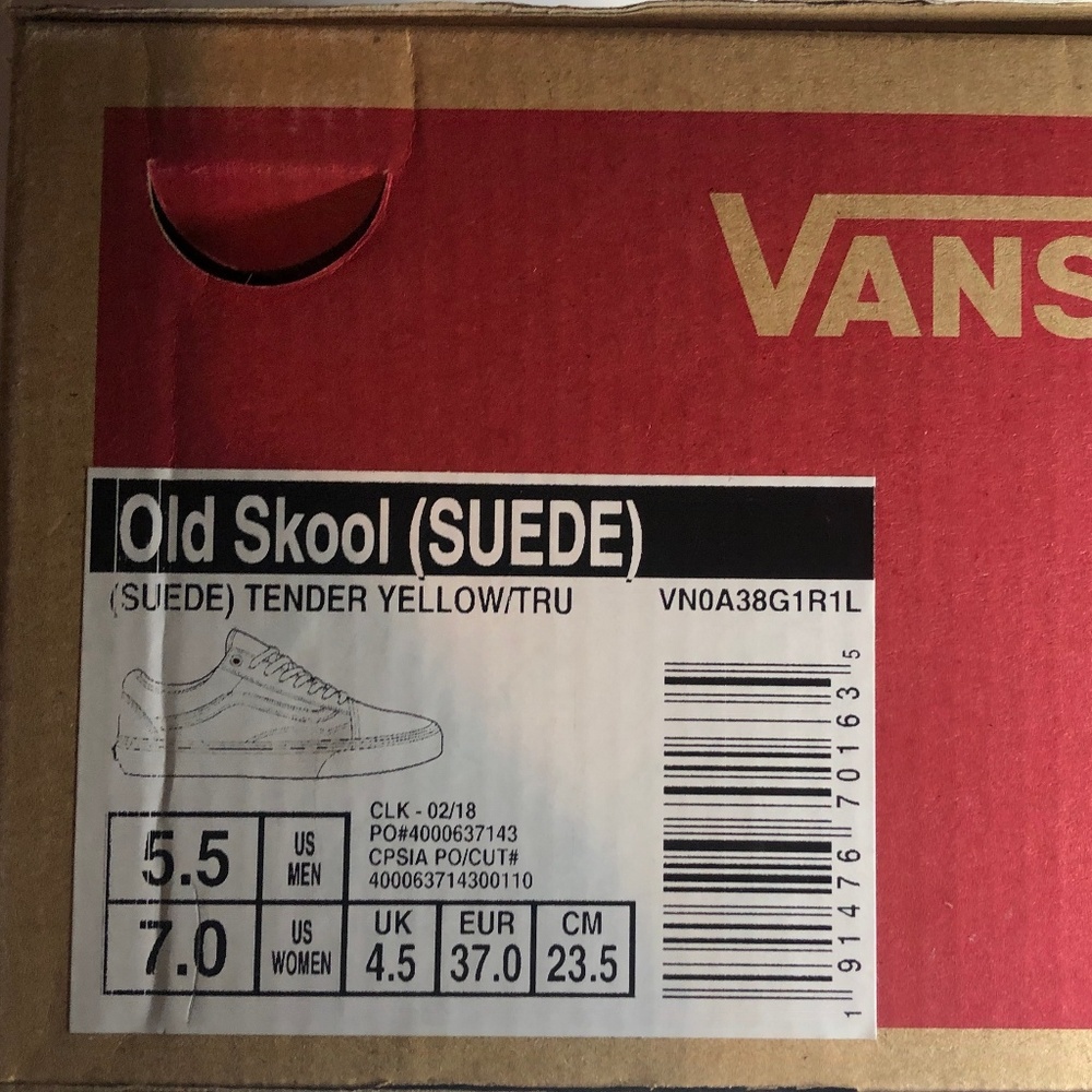 Tender Yellow Old Skool Vans - Picture 8 of 8